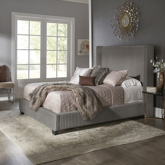 Kingstown Home Vita Upholstered Bed & Reviews Wayfair